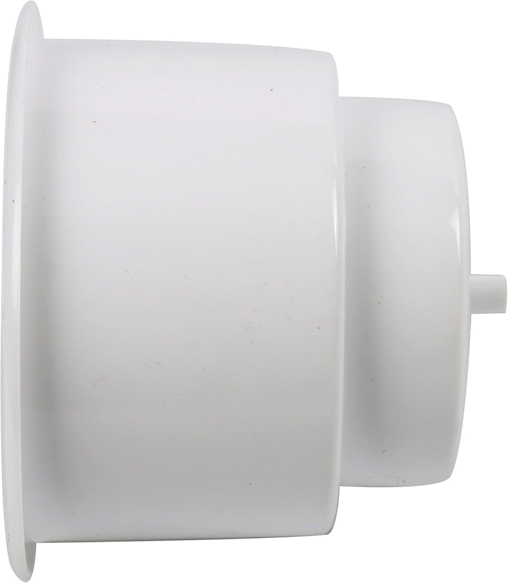 4Pcs Marine Plastic Cup Drink Holder with Drain Insert, White